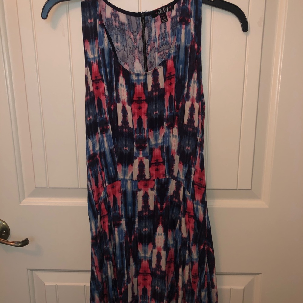 Bebop Abstract Print Dress